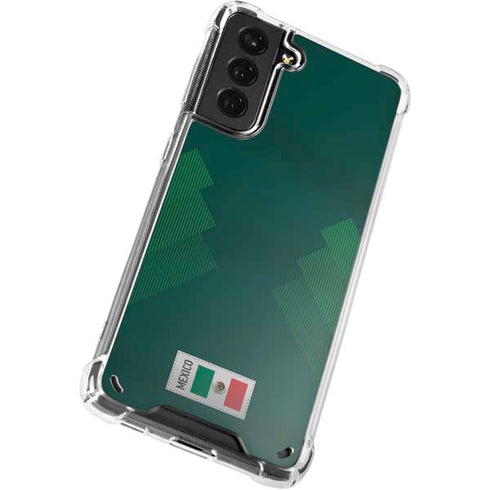 Mexico Soccer Flag Galaxy S21 5G Clear Case